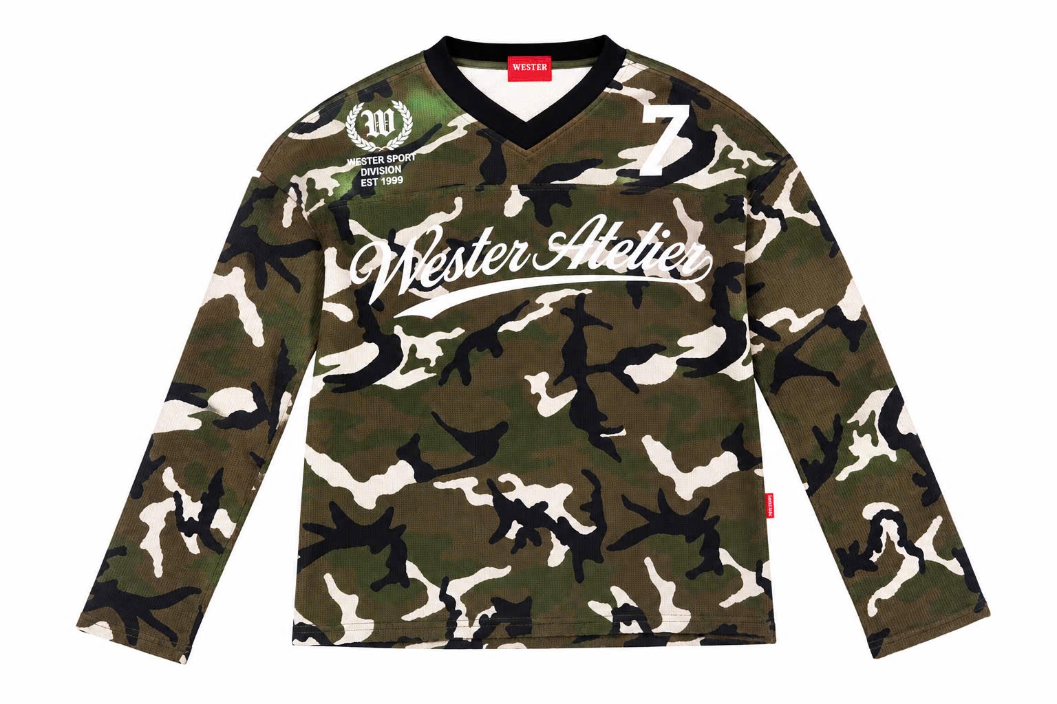 WESTER.ATELIER - Áo Thun Tay Dài Unisex Phong Cách Hiphop Chất Liệu Mát - BX34